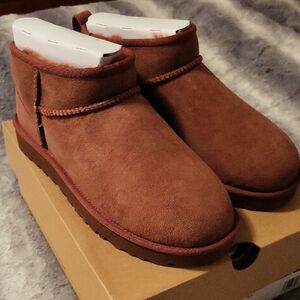 UGG Ultra Mini Rust Suede Boots